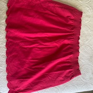 J Crew factory scalloped hem skirt with pockets